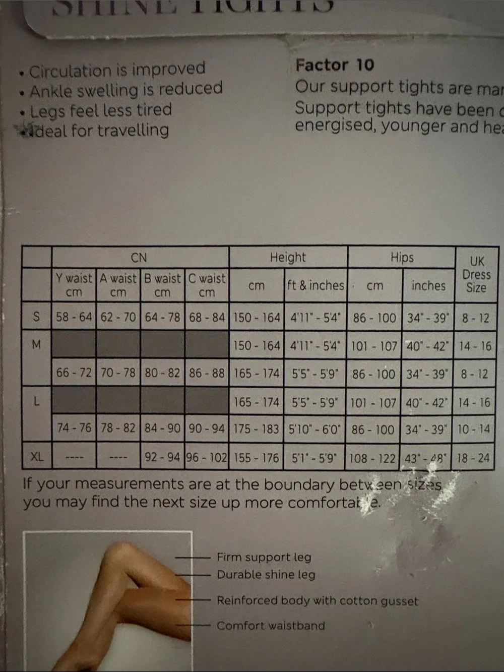 Marks & Spencer Shine Firm Support Tights in Brown Haze